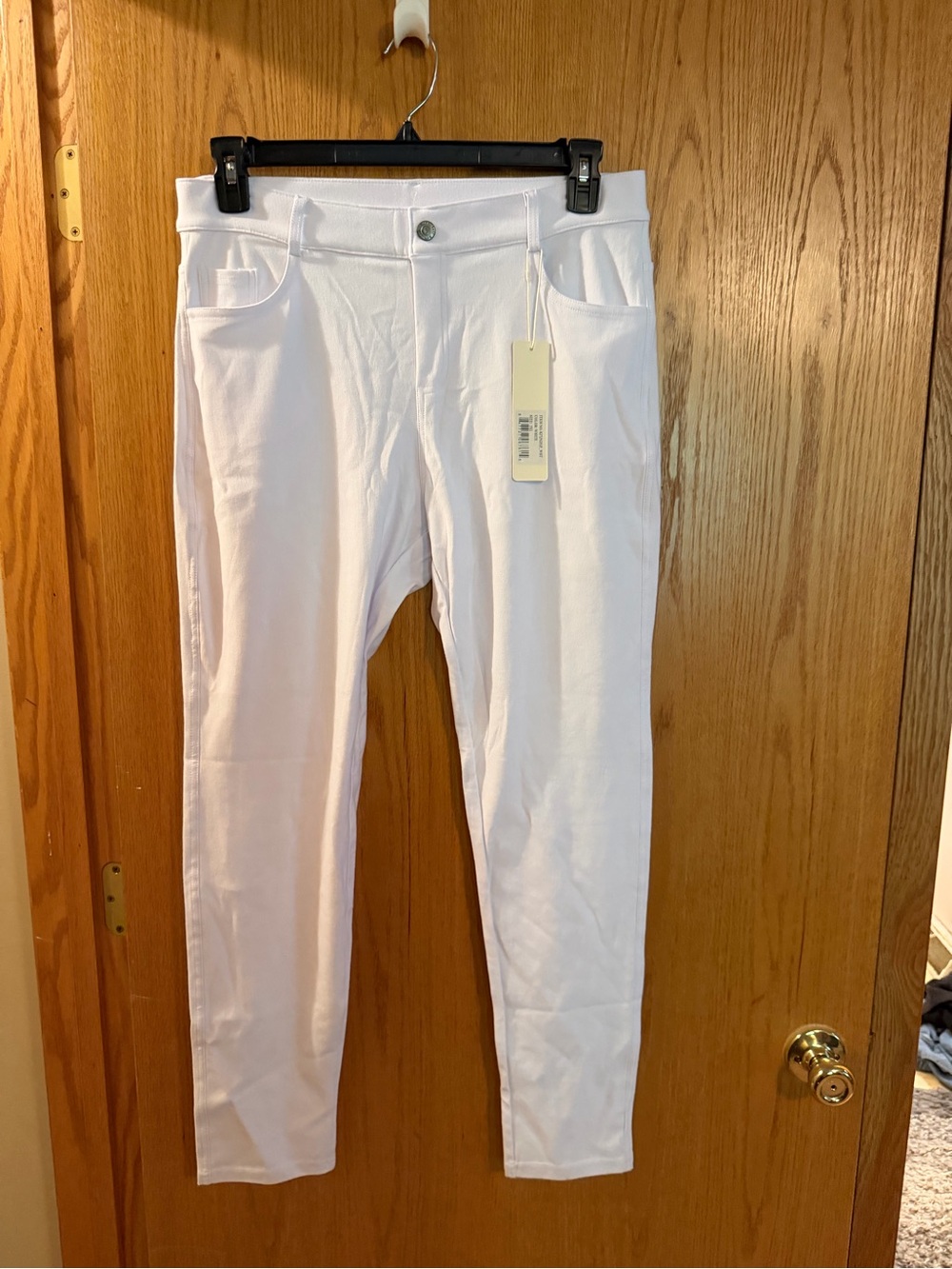 White jeggings